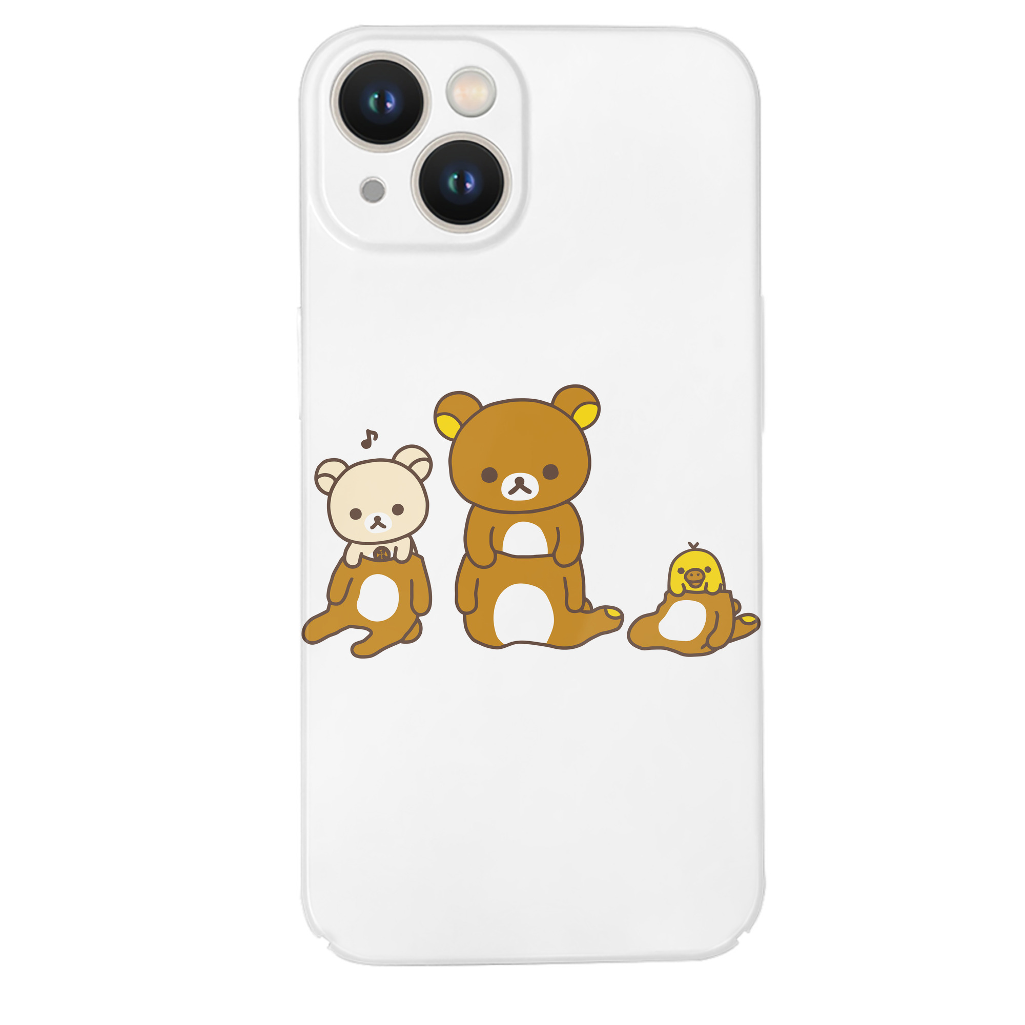 （画像用） リラックマ リラックマ キイロイトリ Rilakkuma Korilakkuma Kiiroitori 【iPhone 14シリーズ対応】ハードケース